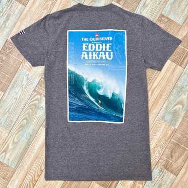 Rare QUIKSILVER EDDIE AIKAU T-shirt Old Surf.