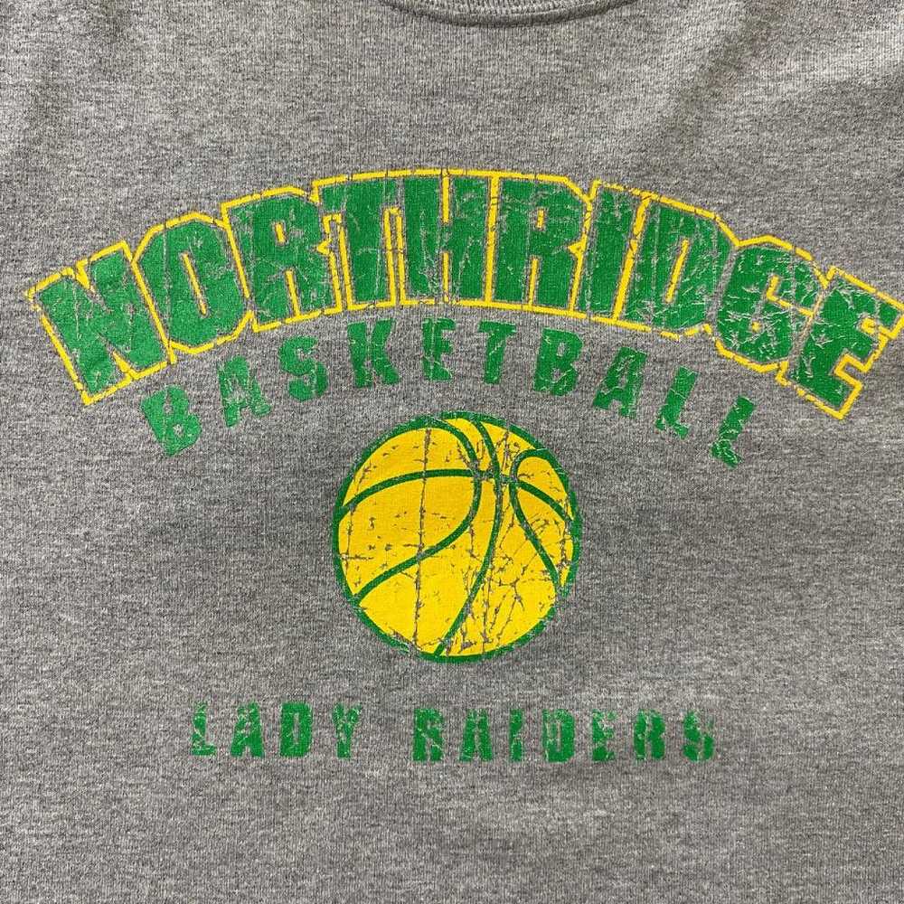 American vintage Northridge basketball long sleev… - image 6