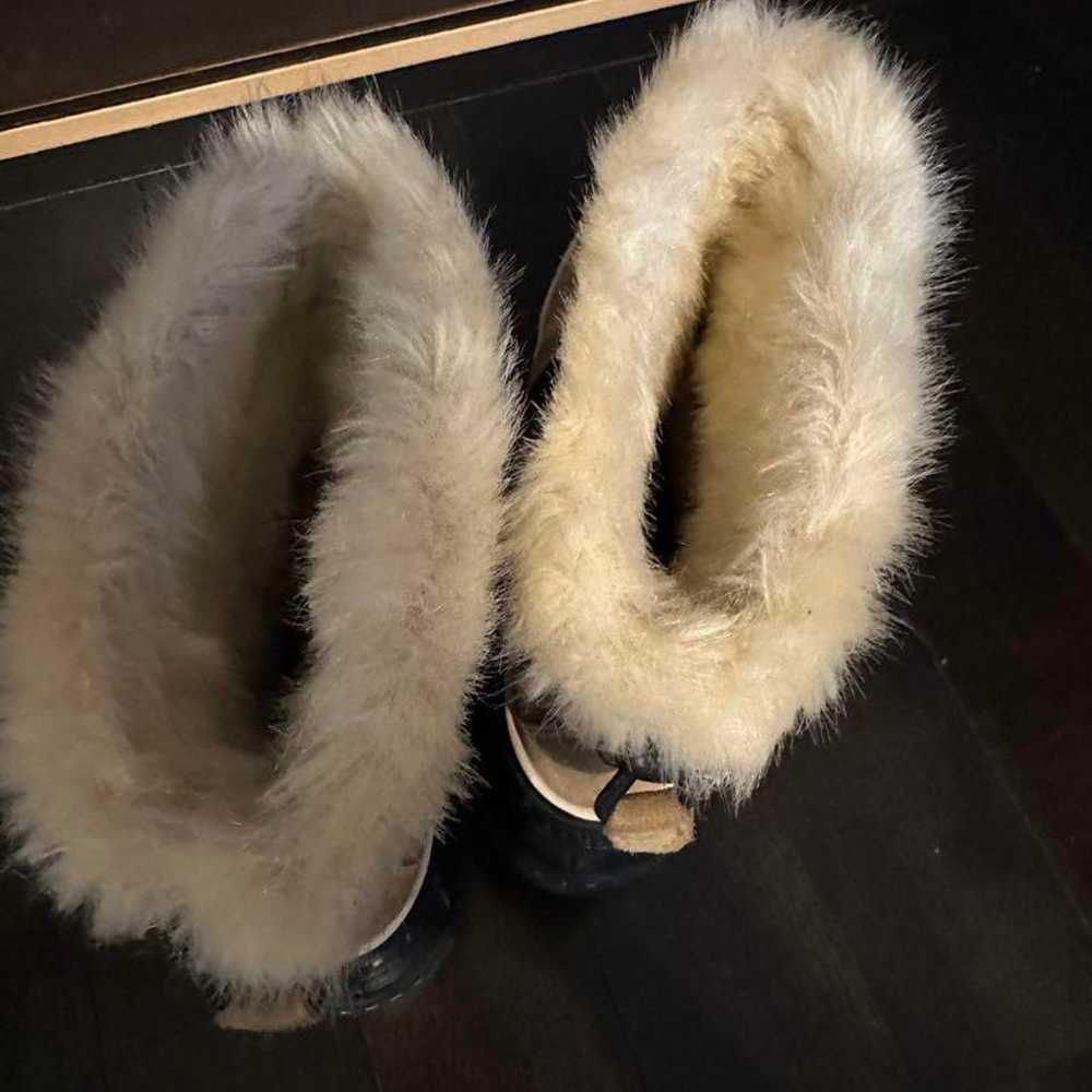 SOREL Beige Shearling Boots with Fur - image 6