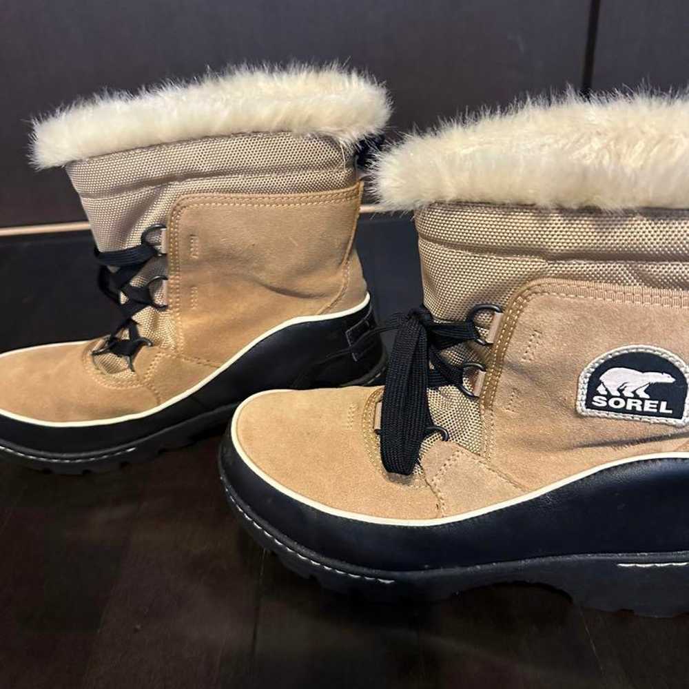 SOREL Beige Shearling Boots with Fur - image 8