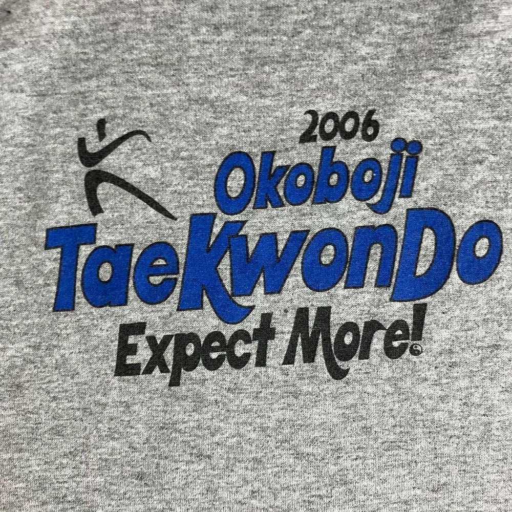 00s Raglan T-shirt Okoboju Combat sports Seven-qu… - image 2