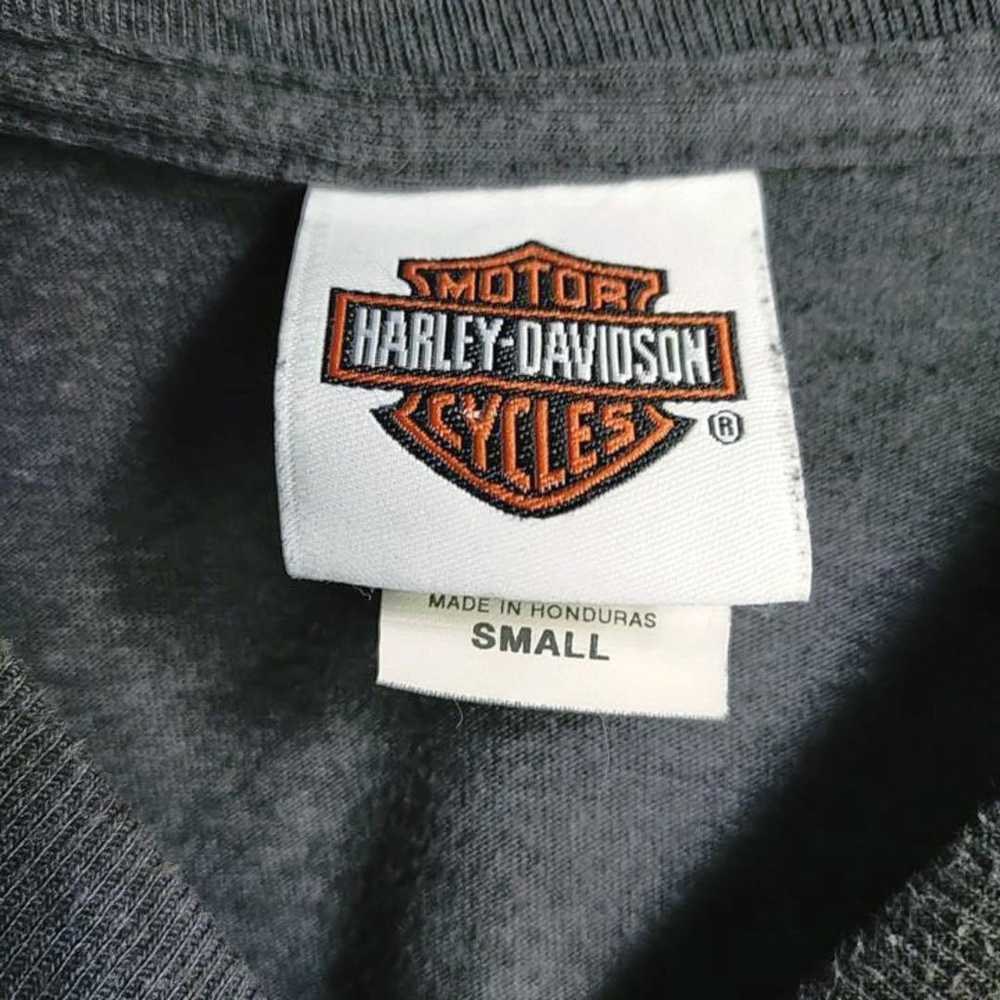 Harley-Davidson T-shirt, gray, size S, Guam, 2015… - image 4