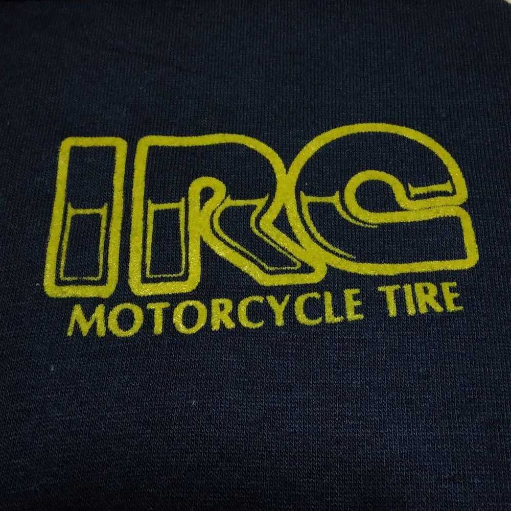 Vintage IRC Motorcycle Racing T-shirt Made in USA - image 4