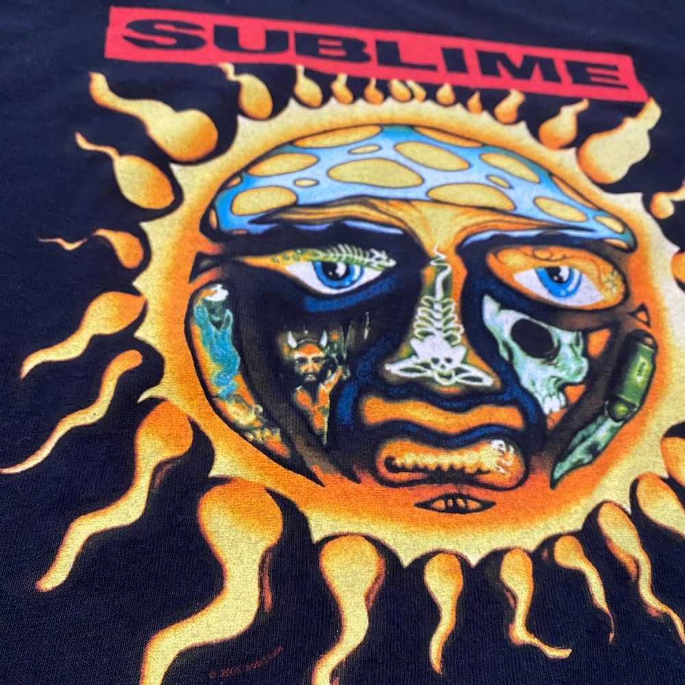 Vintage Sublime T Shirt Y2K skate surf ska punk S… - image 2