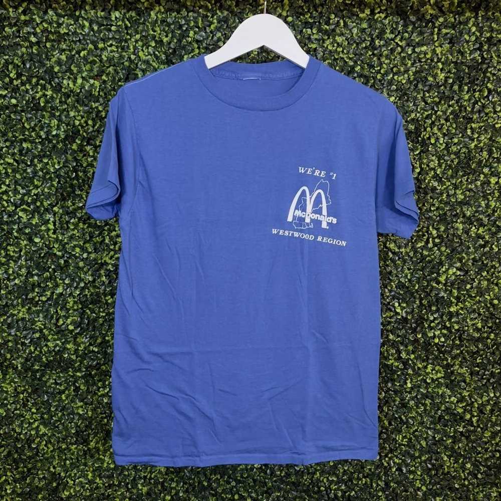 Vintage 80s McDonald's Westwood Region Employee T… - image 1