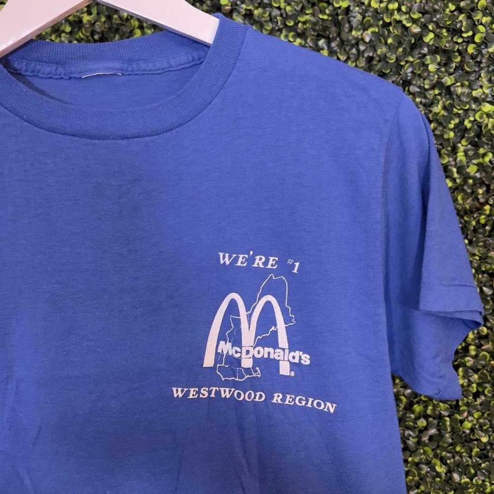 Vintage 80s McDonald's Westwood Region Employee T… - image 2