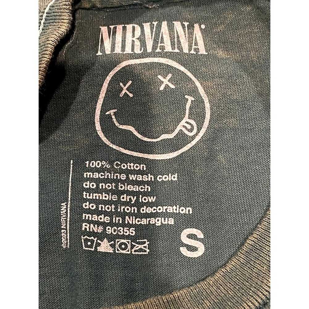 Nirvana Vintage Style Smile Back Short Sleeve Uni… - image 10