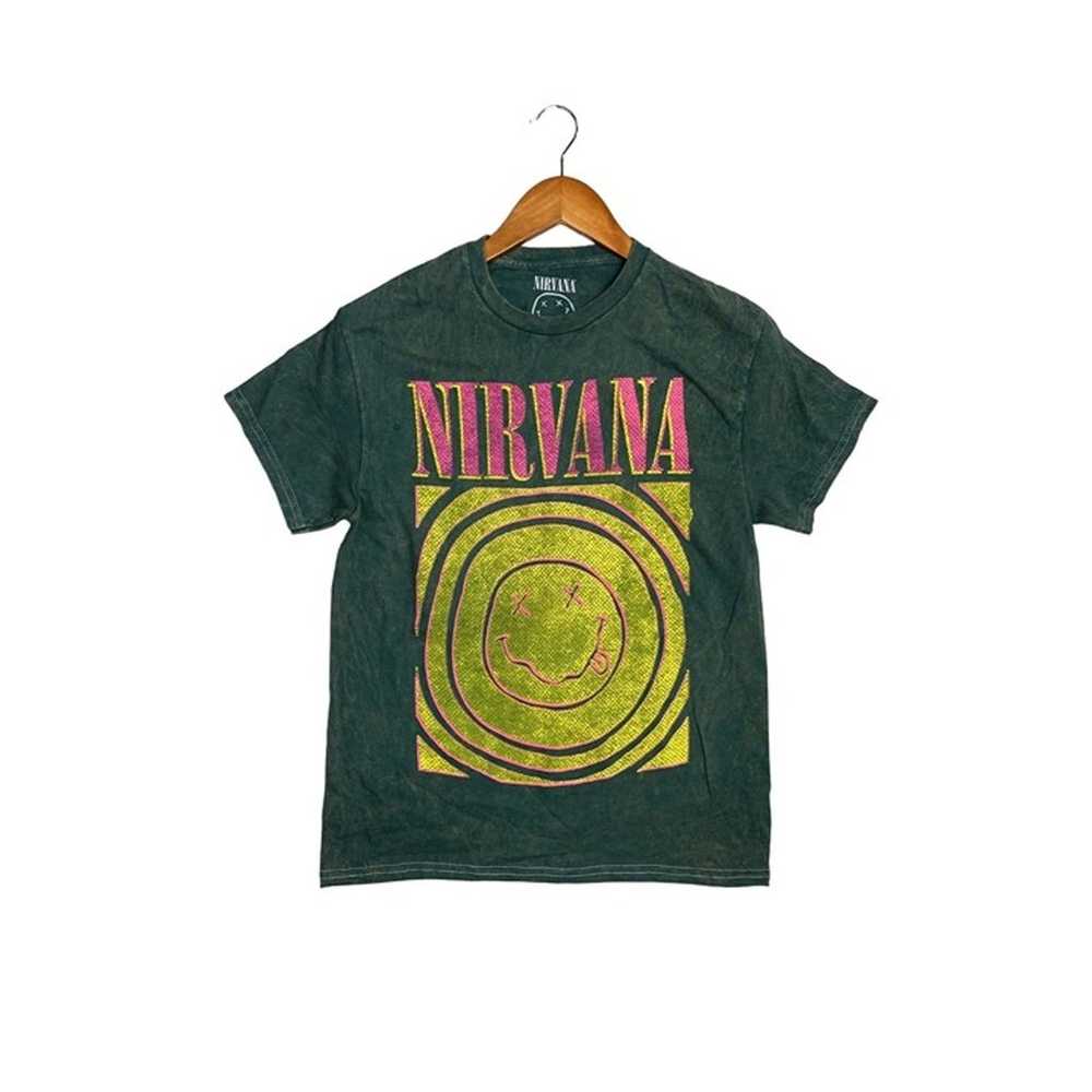 Nirvana Vintage Style Smile Back Short Sleeve Uni… - image 8