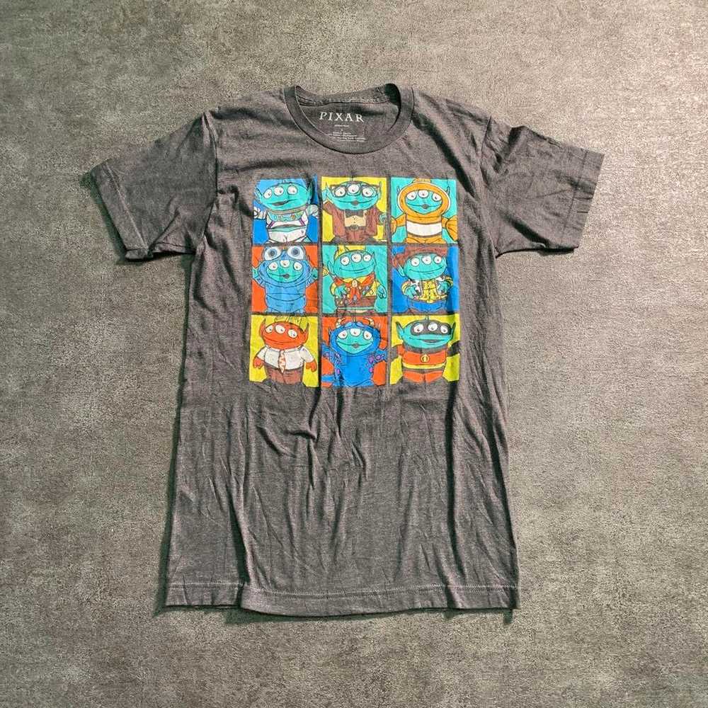 【Disney PIXAR】00s Little Green Men T-shirt Vintag… - image 3