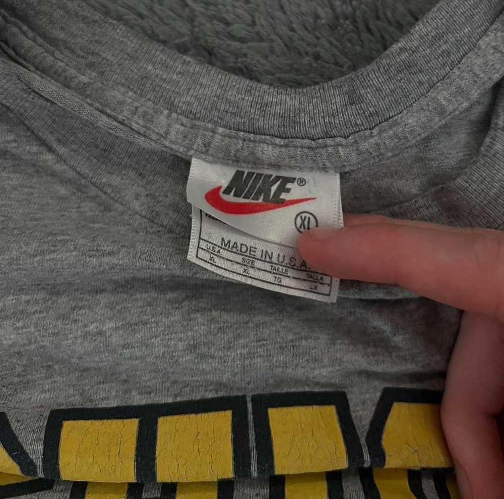 Nike × Tee Shirt × Vintage Vintage Nike Michigan … - image 3