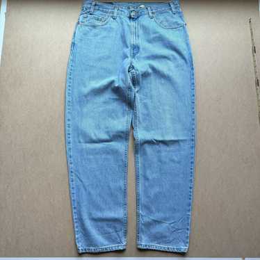 Levi's Vintage 80s 90s Lightwash Levis 550 35x31.… - image 1