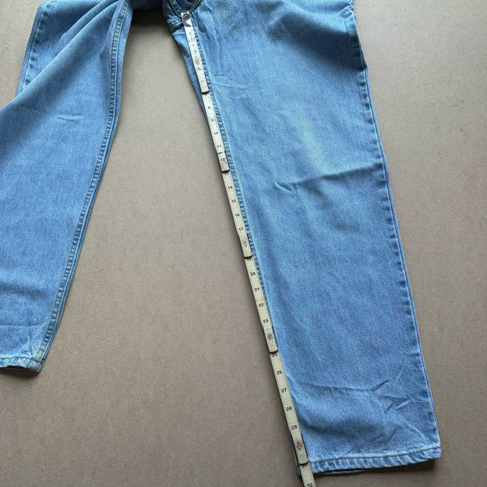 Levi's Vintage 80s 90s Lightwash Levis 550 35x31.… - image 6