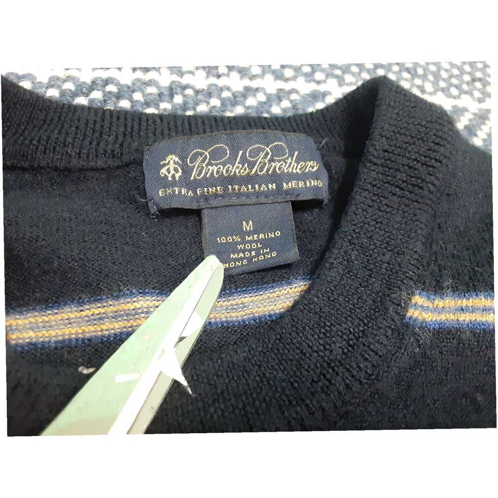 Brooks Brothers Authentic Vintage Striped Merino … - image 3