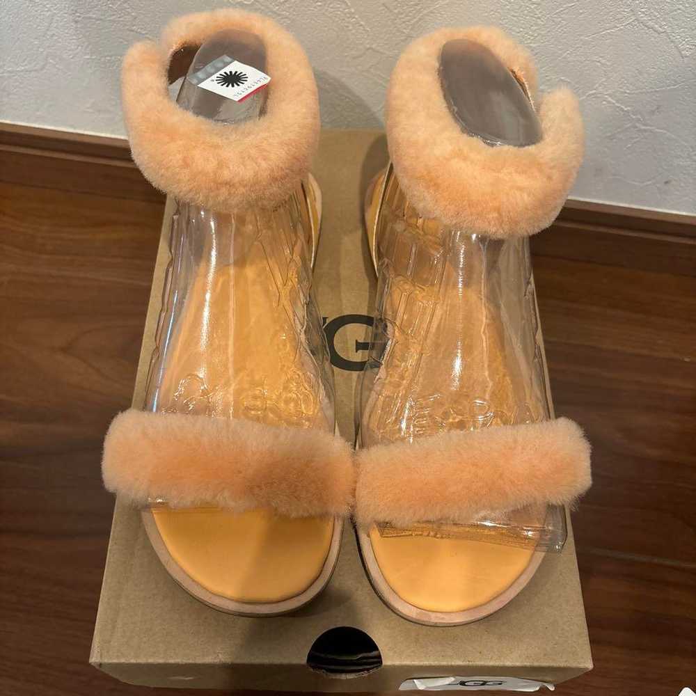 UGG W FLUFF SPRINGS Sandals Size 9 Orange - image 1