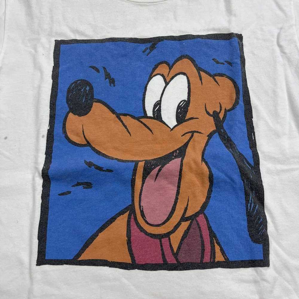 Disney 90s T-shirt featuring Pluto, vintage, big … - image 2