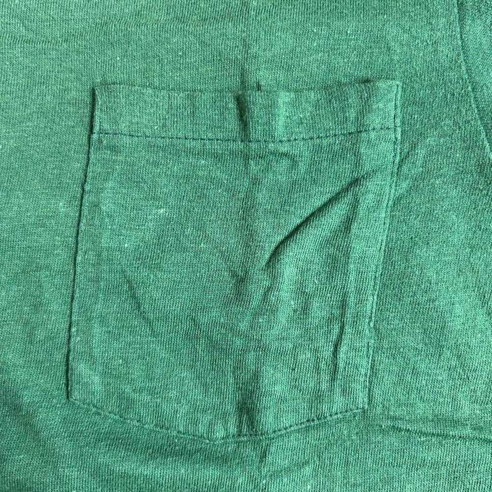 ⭐️Vintage 70's USA made Hanes pocket T-shirt plain - image 4