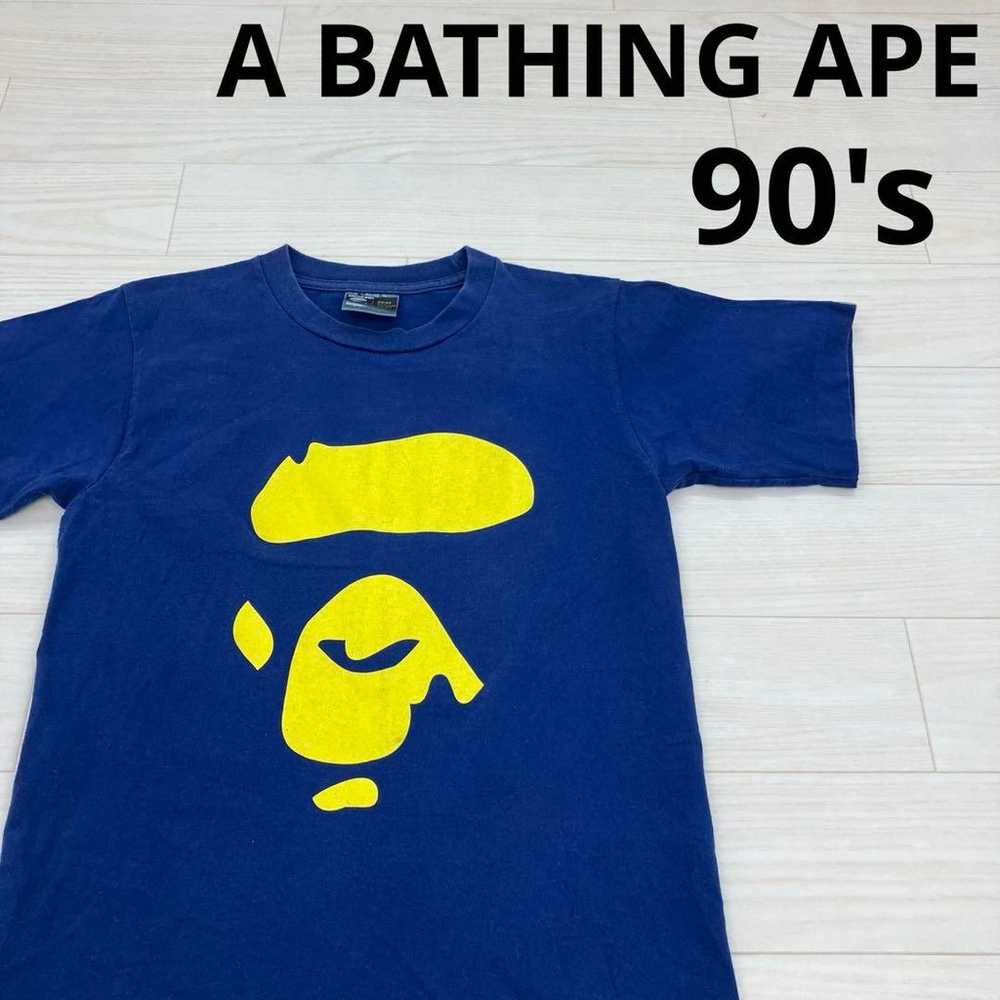 A BATHING APE Ape 90's Vintage Tag Short-sleeve P… - image 1