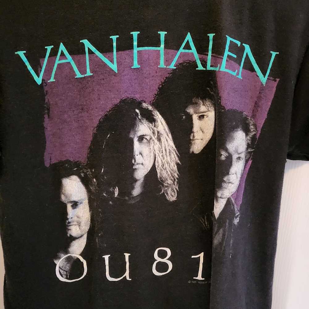 1988 Vintage Van Halen OU812 Concert T-Shirt - image 2