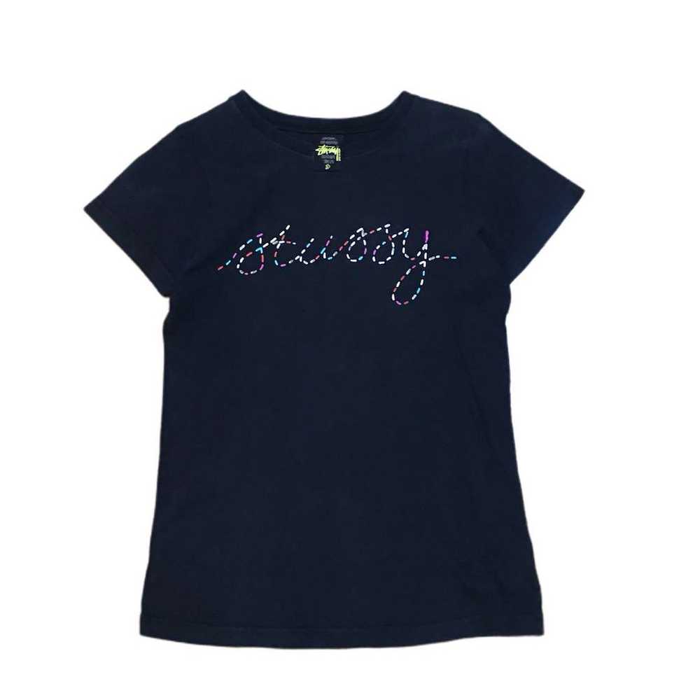 Vintage Stussy T-shirt made in the USA from the 9… - image 1