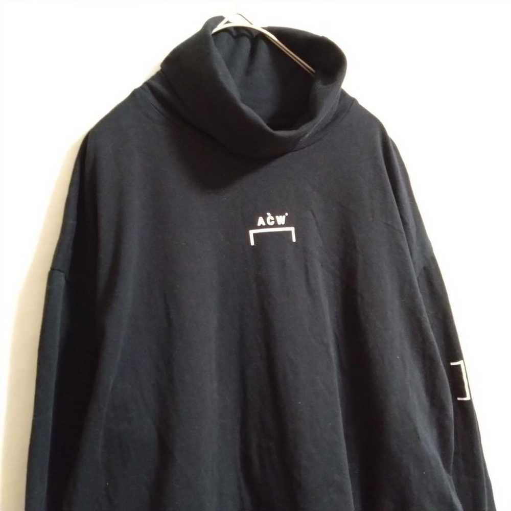 【A-COLD-WALL】High Neck Cut T-shirt Logo Back Zip … - image 2