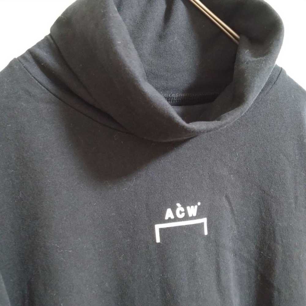 【A-COLD-WALL】High Neck Cut T-shirt Logo Back Zip … - image 5