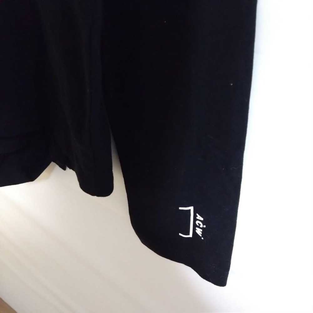 【A-COLD-WALL】High Neck Cut T-shirt Logo Back Zip … - image 6