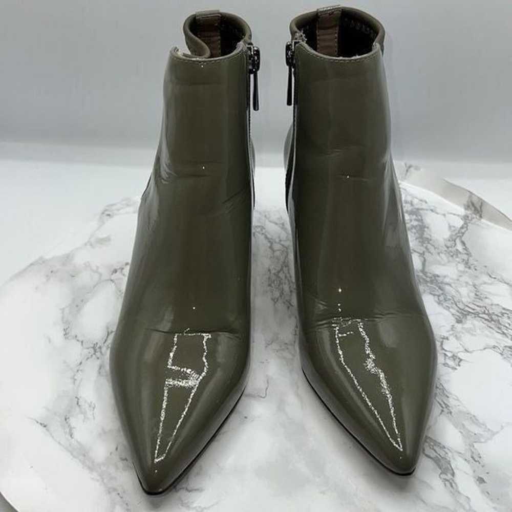 DONALD J PLINER Olive Green Patent Leather Feris … - image 2