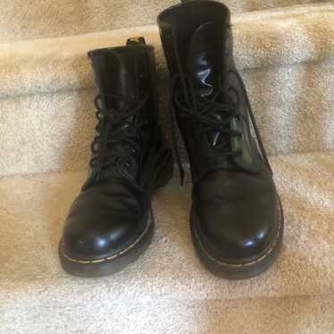 Dr Martens Black Combat  Boots - image 1