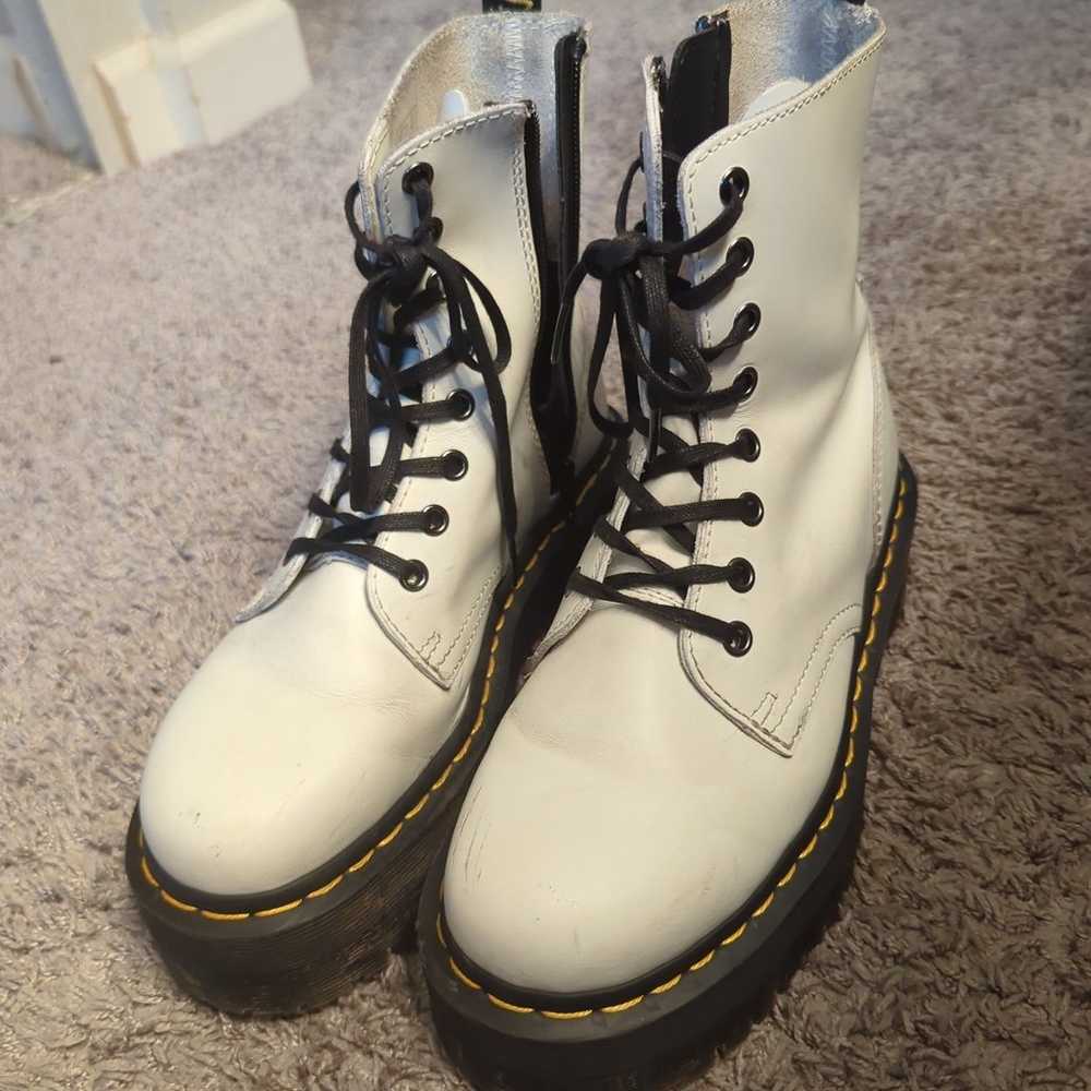 Dr. Martens Jadon Boots in White - image 2