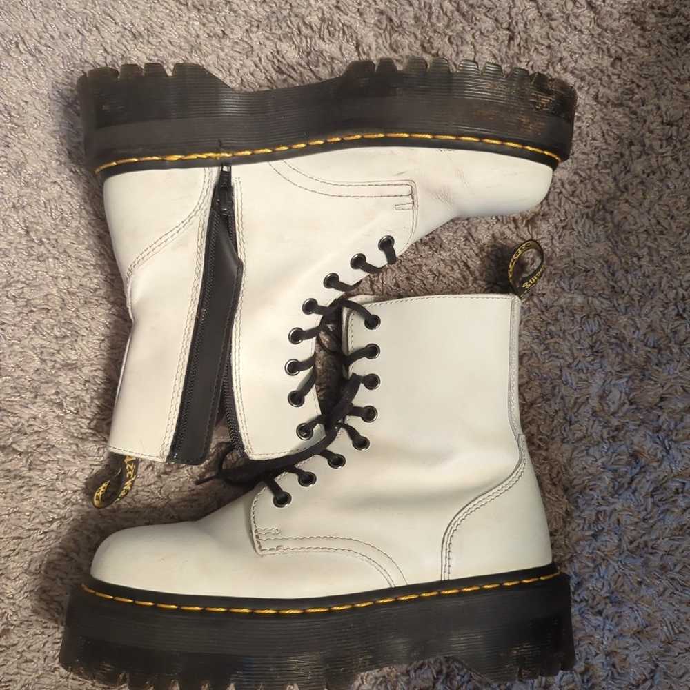 Dr. Martens Jadon Boots in White - image 3