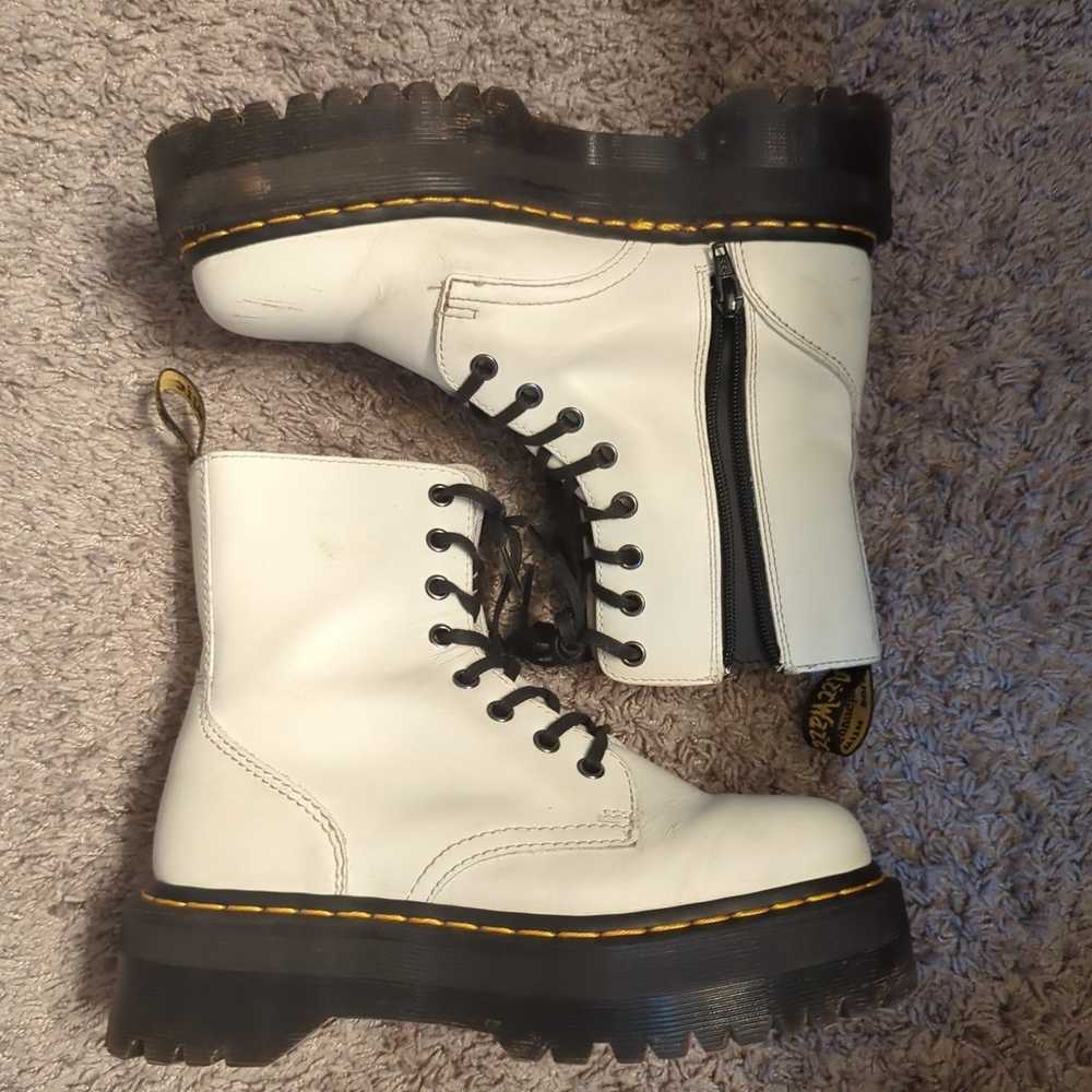 Dr. Martens Jadon Boots in White - image 4