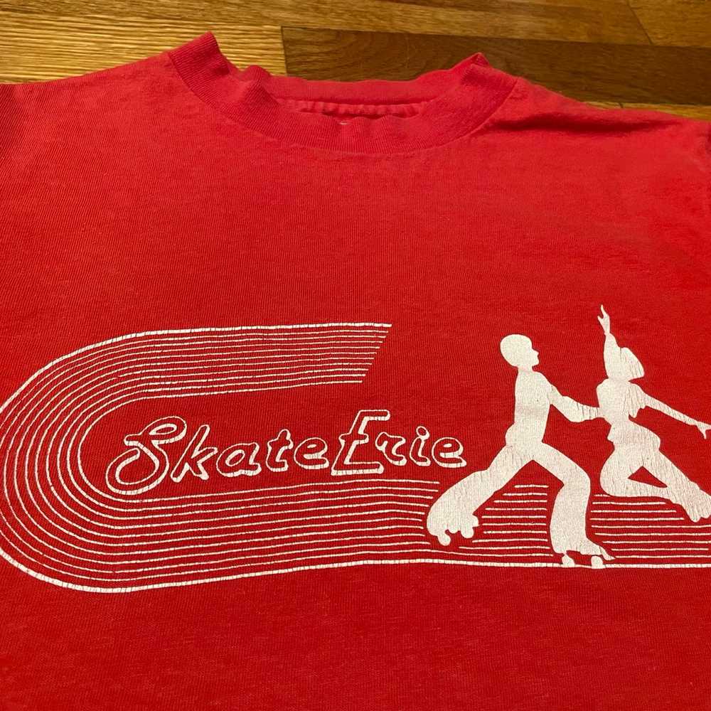 1985 80s Skate Erie Roller Disco vintage t-shirt … - image 2