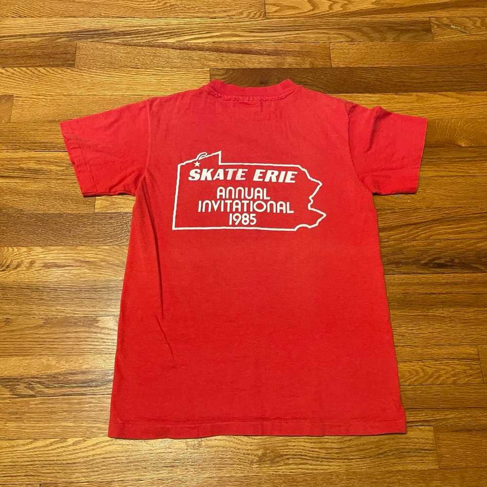 1985 80s Skate Erie Roller Disco vintage t-shirt … - image 4