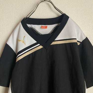 00s PUMA game shirt rare design black vintage tech - image 1