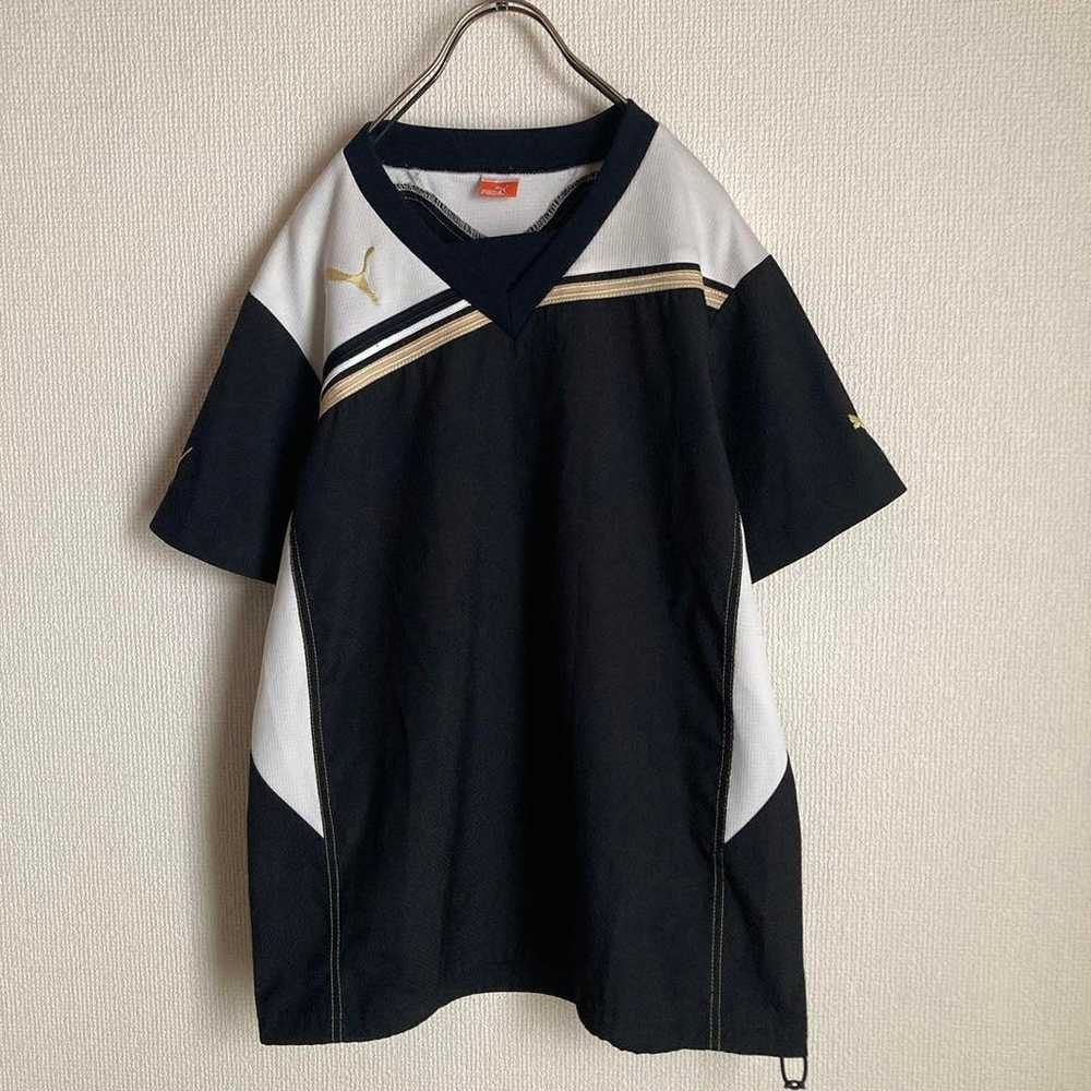 00s PUMA game shirt rare design black vintage tech - image 2