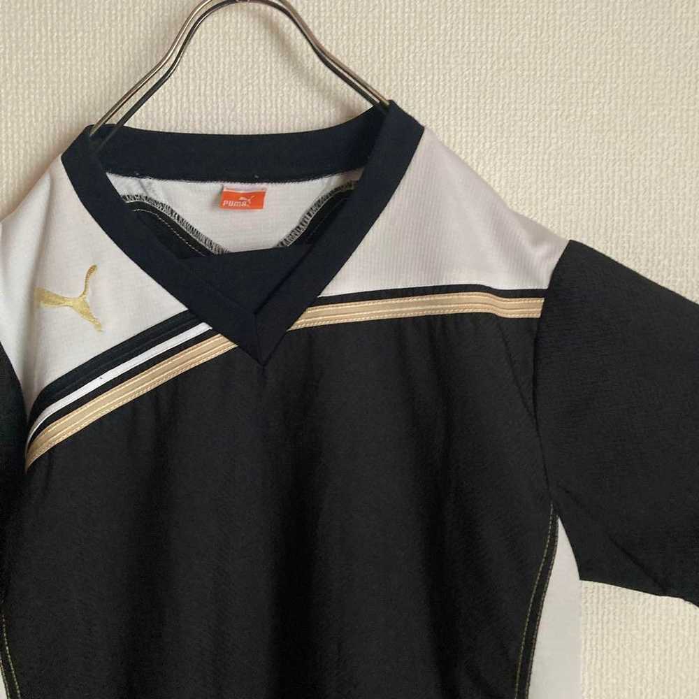 00s PUMA game shirt rare design black vintage tech - image 5