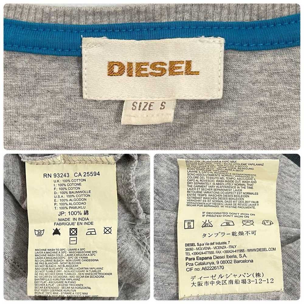 00s archive DIESEL long T 1978 grunge thin fabric - image 10