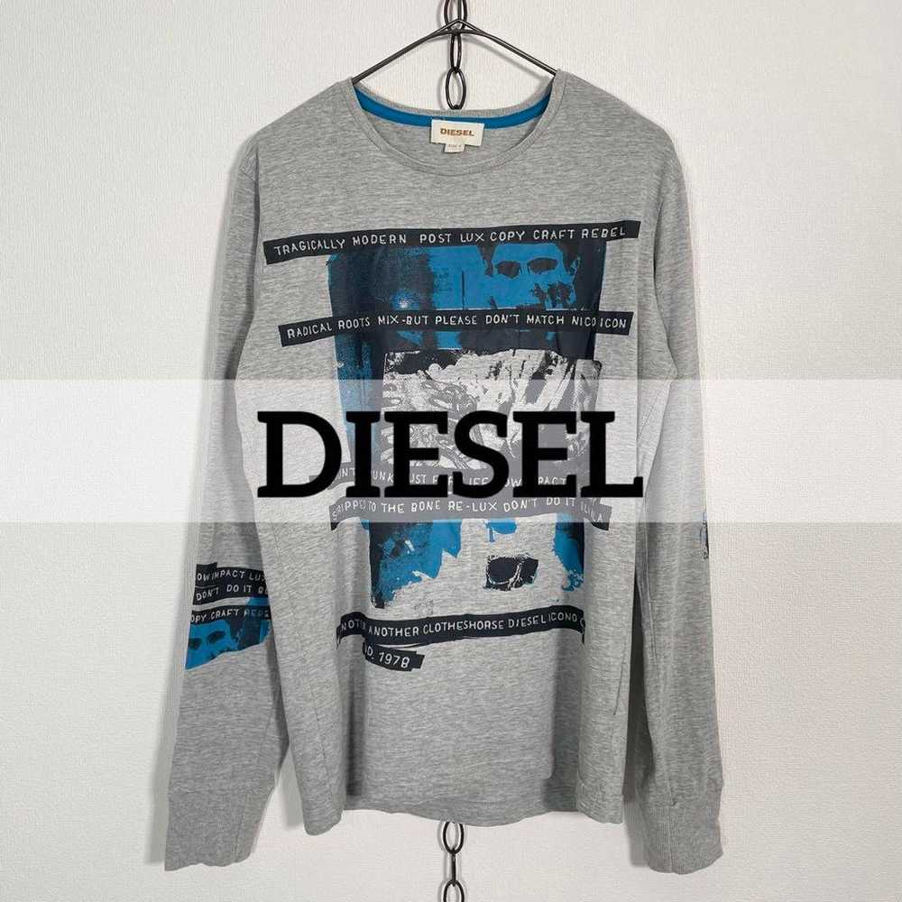 00s archive DIESEL long T 1978 grunge thin fabric - image 1