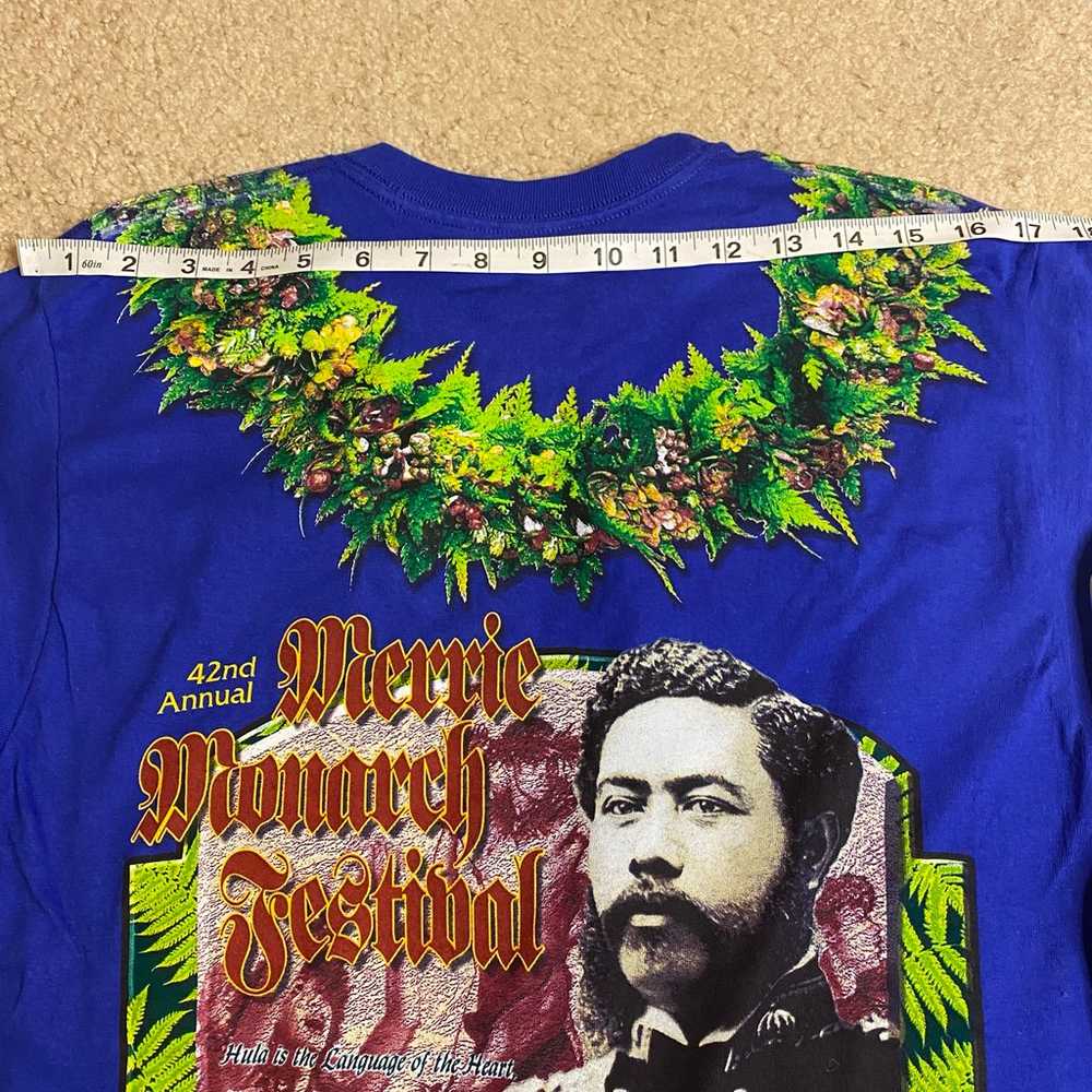 2005 Merrie Monarch Lei Festival T-Shirt Size S - image 2