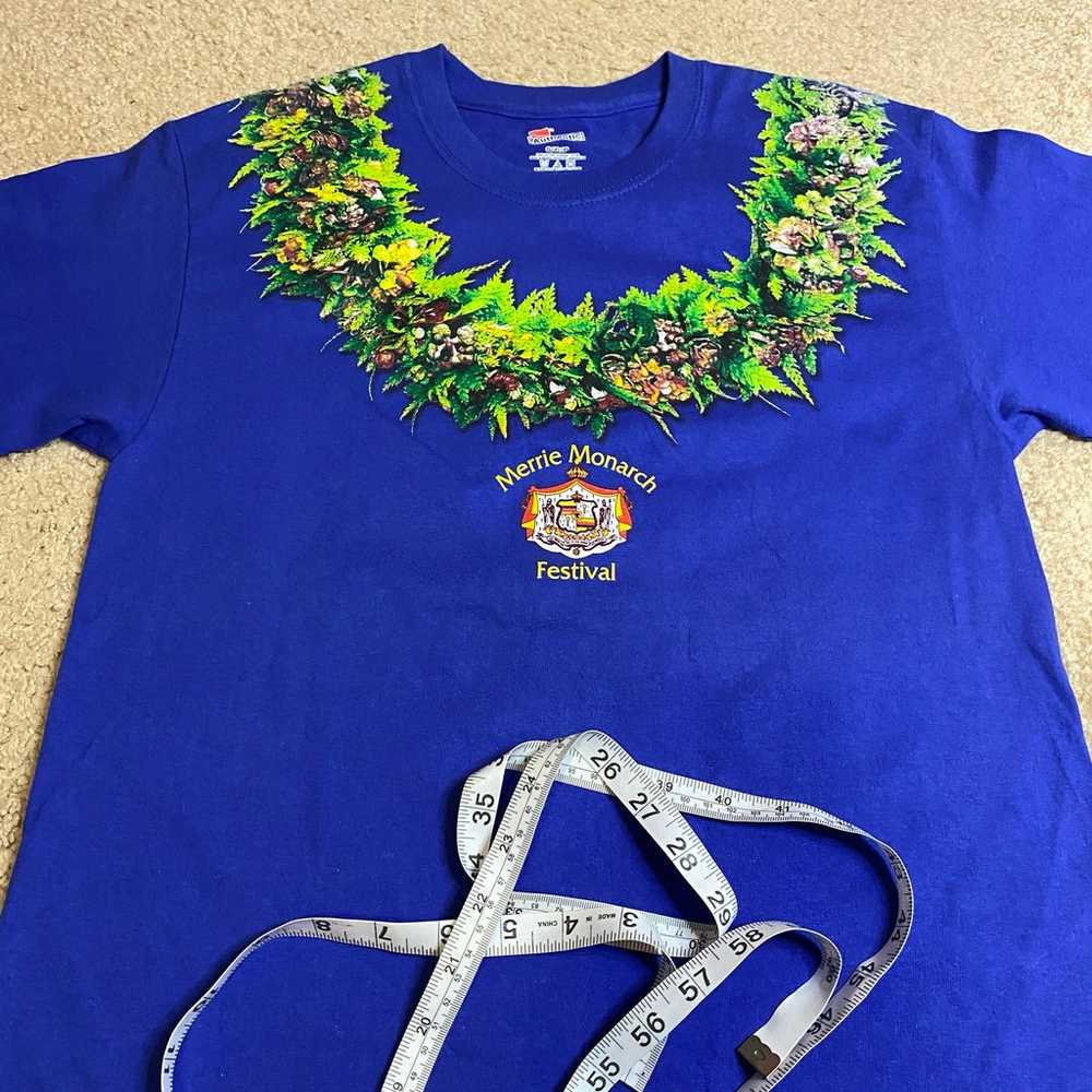 2005 Merrie Monarch Lei Festival T-Shirt Size S - image 4