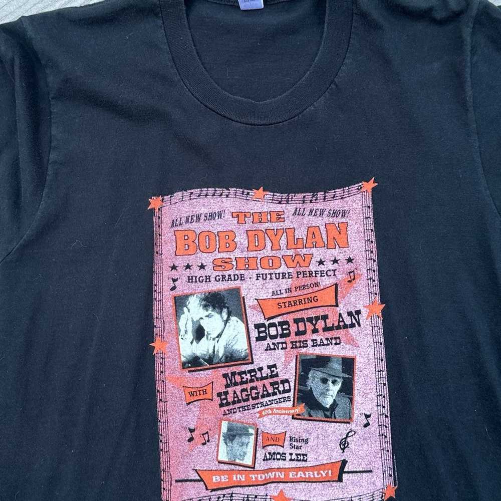 VTG 2006 Bob Dylan Show Concert Tee SMALL Merle H… - image 1