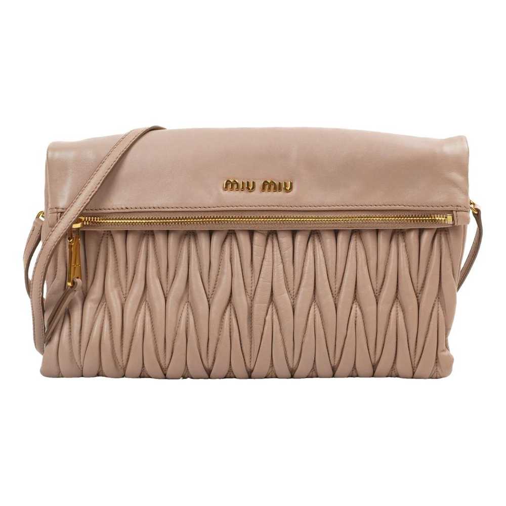 Miu Miu Matelassé leather crossbody bag - image 1