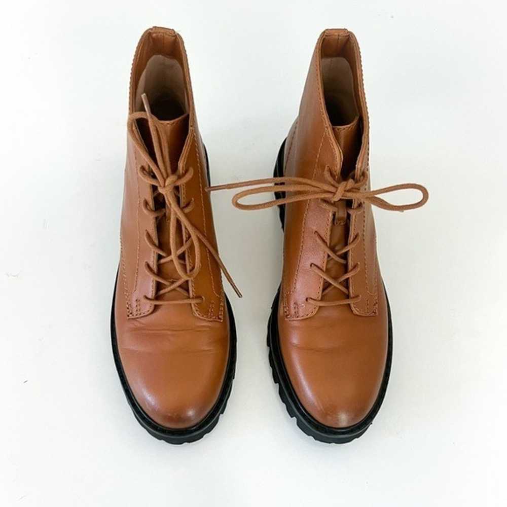 J. Crew Gwen Lug-Sole Lace-Up Boots in Polished L… - image 3