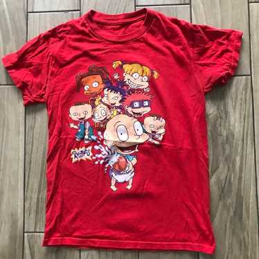 Rugrats tee shirt short sleeve red vintage - image 1