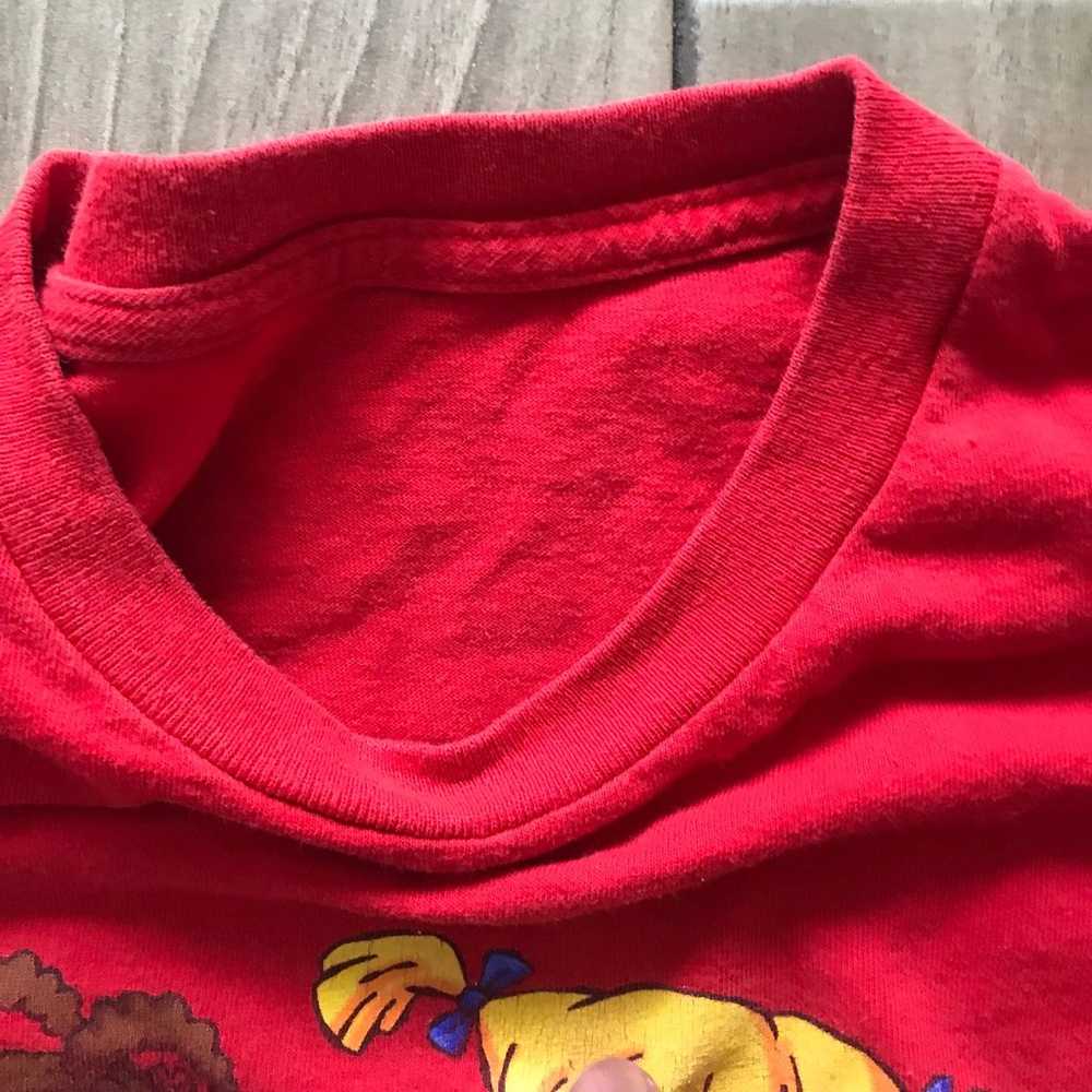 Rugrats tee shirt short sleeve red vintage - image 5