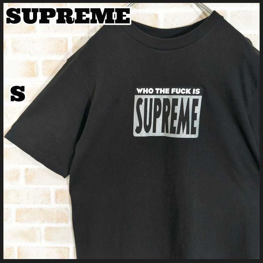 【Popular】Supreme Center Logo T-shirt Black - image 1