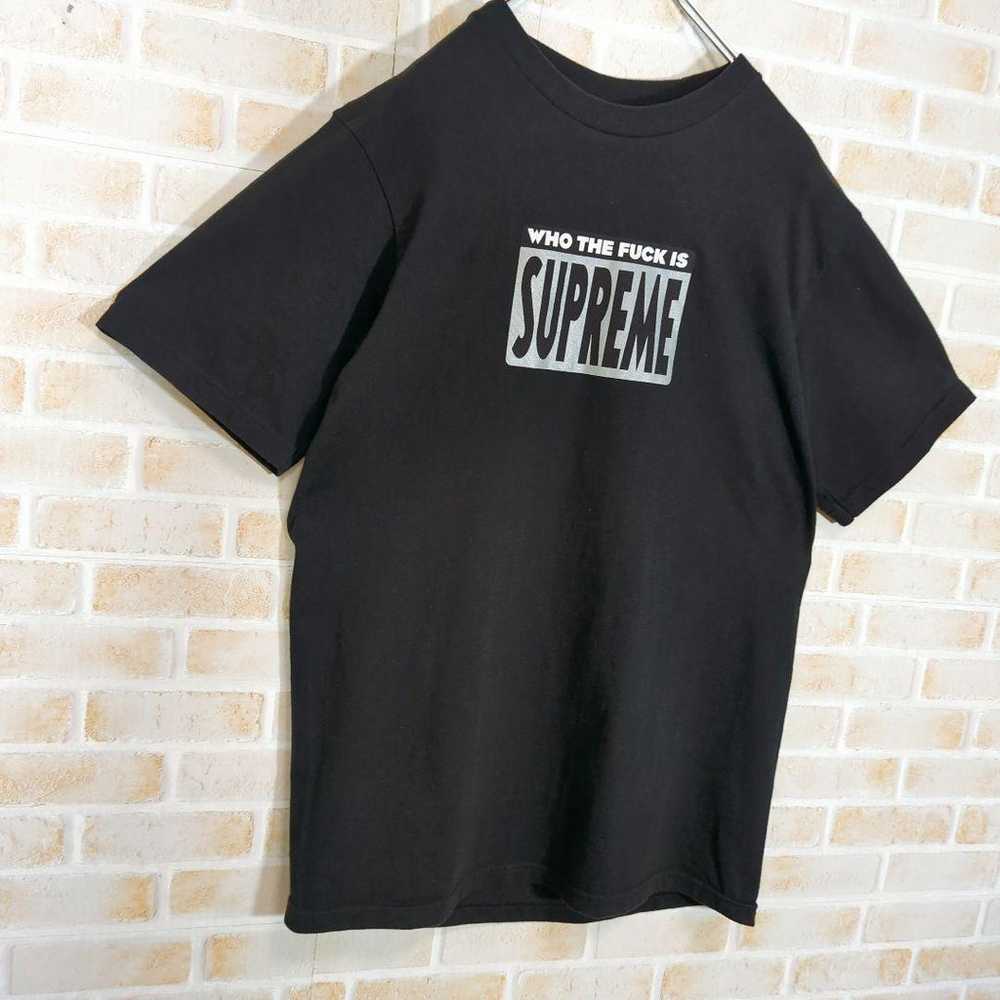 【Popular】Supreme Center Logo T-shirt Black - image 3