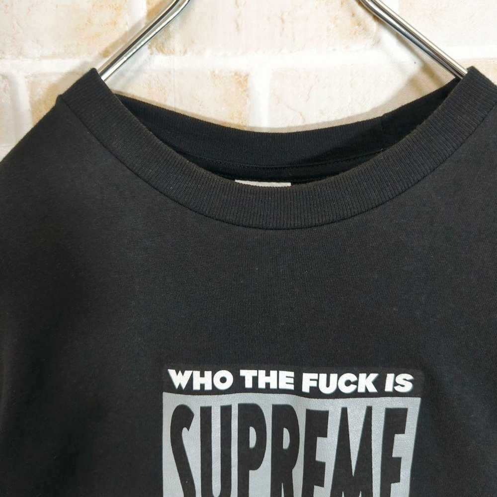 【Popular】Supreme Center Logo T-shirt Black - image 5