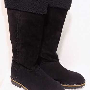 EMPORIO ARMANI Sheepskin Long Boots size 38 Made … - image 1