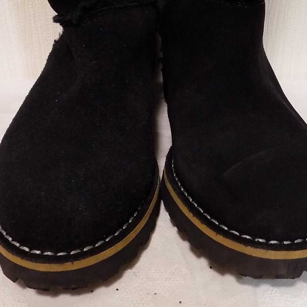 EMPORIO ARMANI Sheepskin Long Boots size 38 Made … - image 3